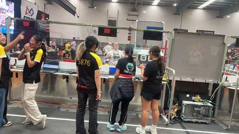 Team 5876 helping us